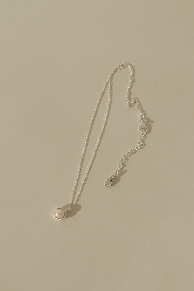 925 Silver Aurea Pearl Necklace