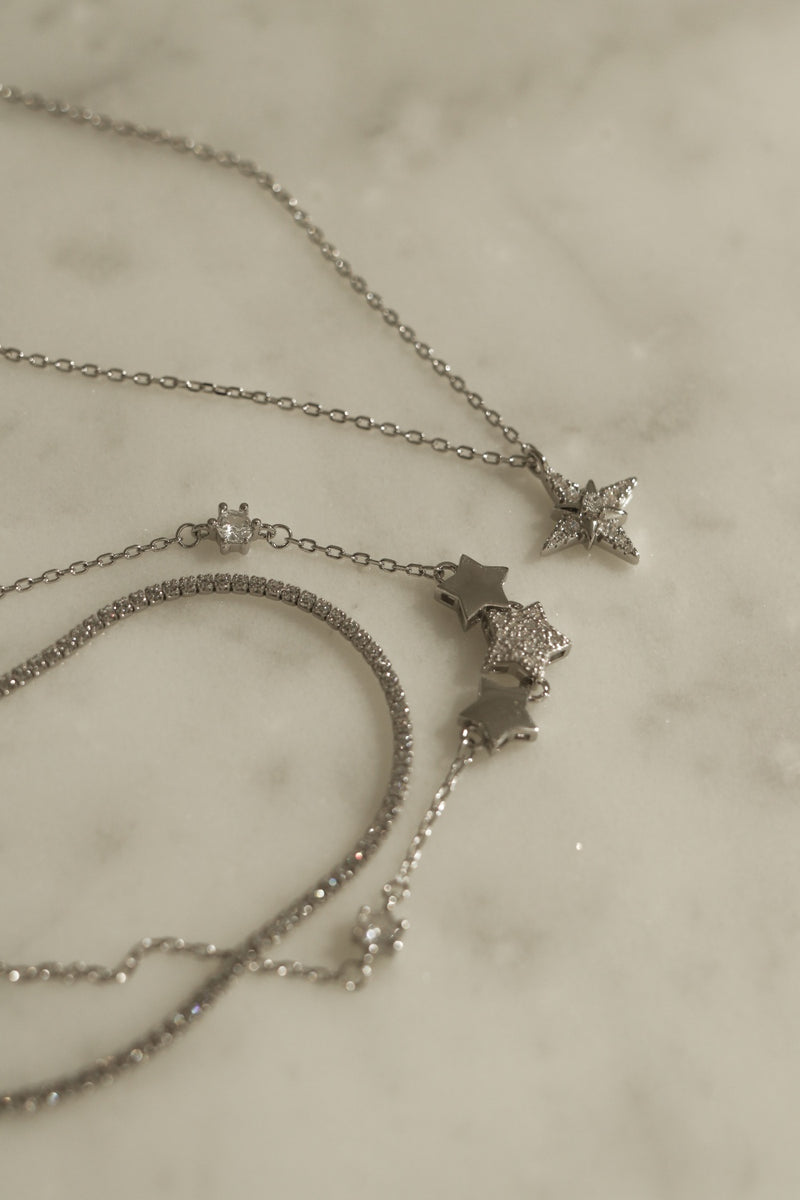 925 Silver Astra Star Necklace