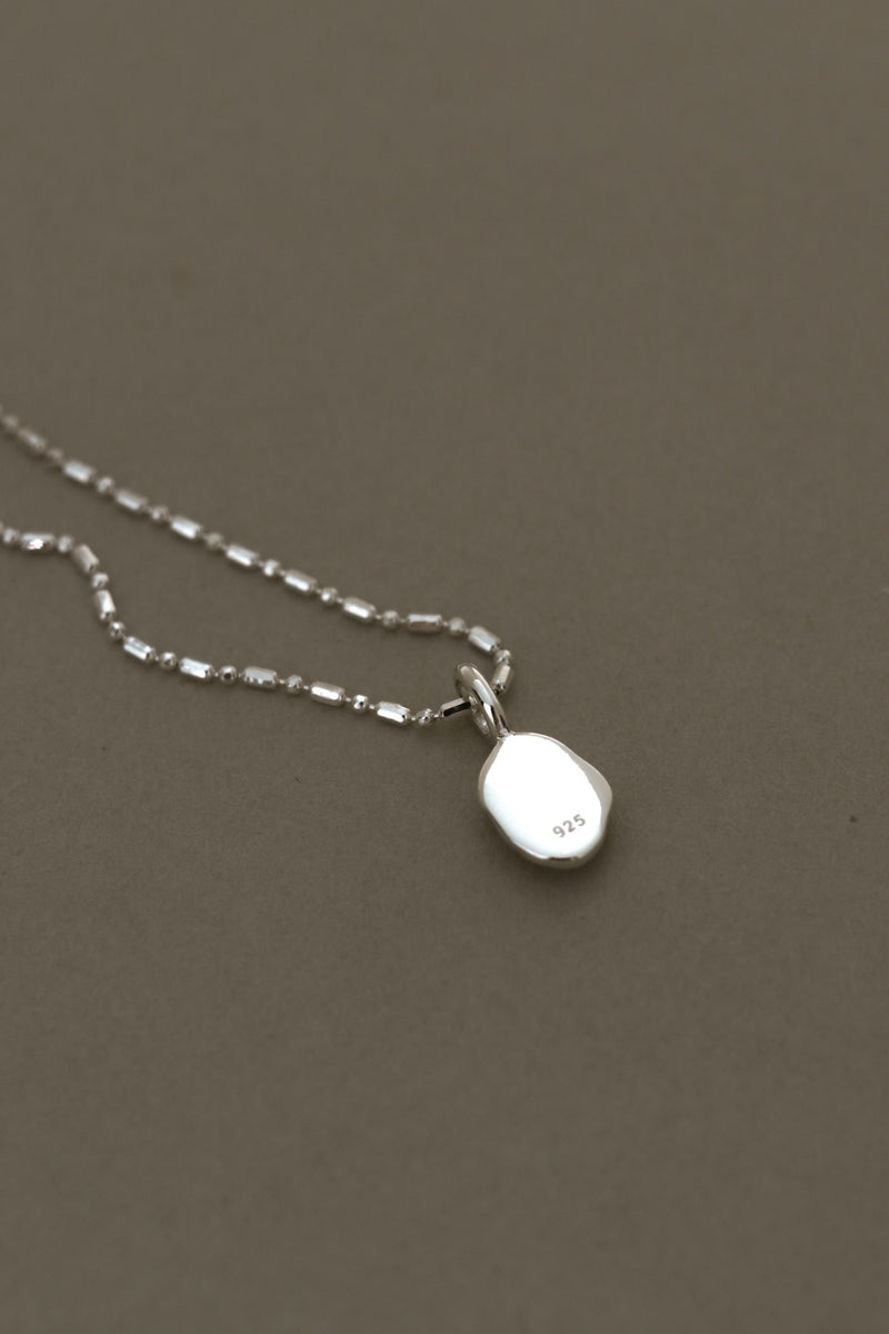 925 Silver Mother of Pearl Aura Necklace