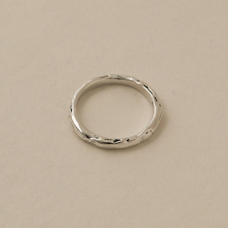 925 Silver Organic Ring <br><font>Size 9•10•11•13•14•15</font>