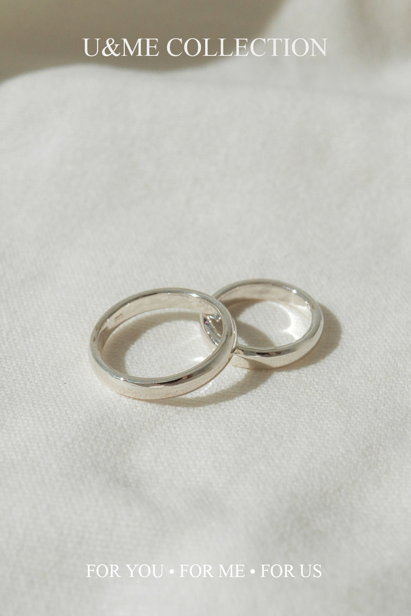 925 Silver Minimalist Band Ring <br><font>Size 9•10•11•13•15•17•19</font>