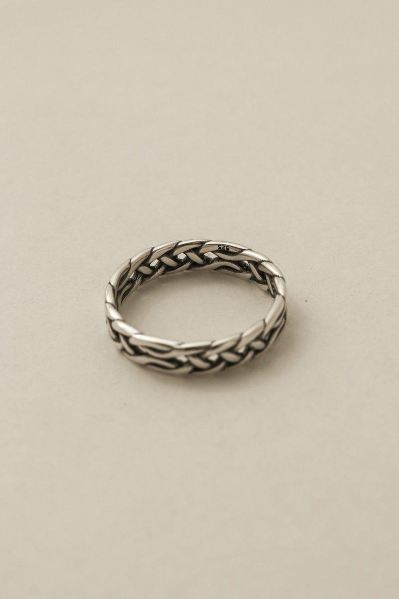 925 Silver Celtic Band Men's Ring <br><font>Size 21•24•27</font>