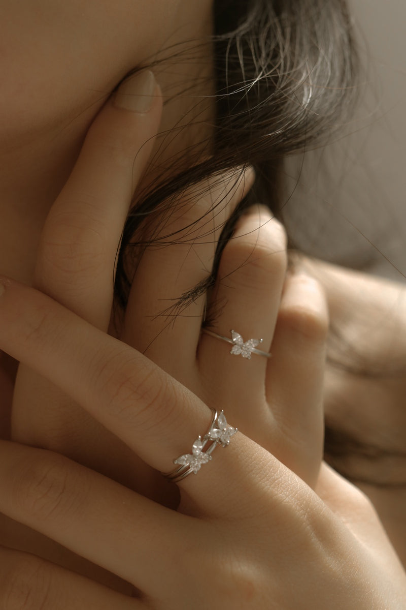 925 Silver Lumina Butterfly Ring 925 Silver Jewellery A KIND OOOF