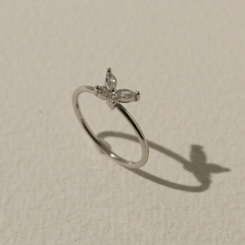 925 Silver Lumina Butterfly Ring <br><font>Size 12•14•16</font>