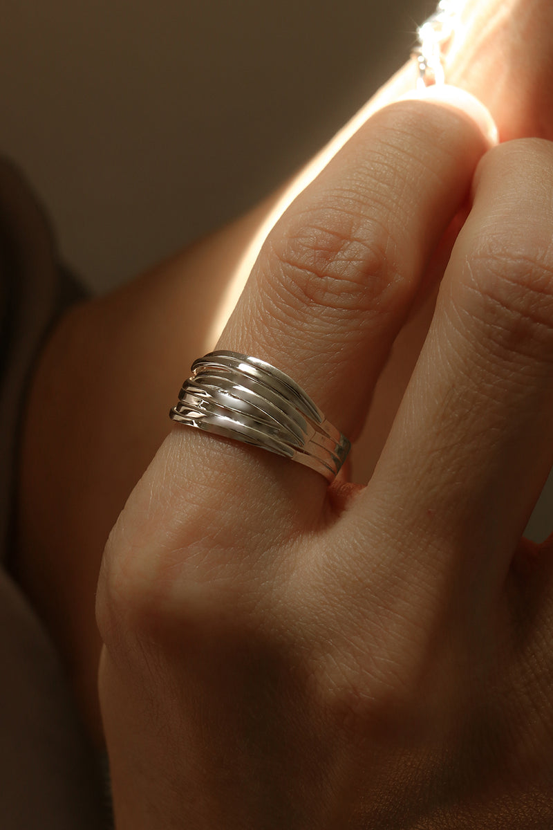 925 Silver Minimalist Wire Ring <br><font>Size 9•11•14•16•19•22</font>