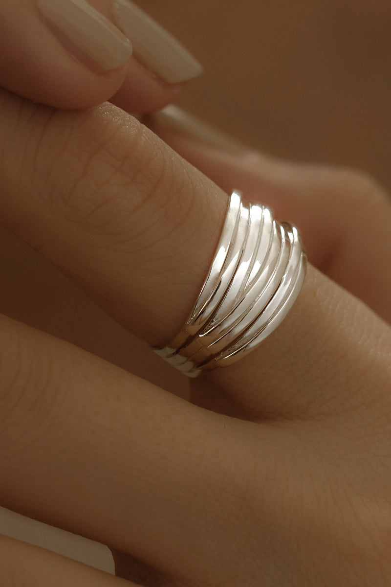 925 Silver Minimalist Wire Ring <br><font>Size 9•11•14•16•19•22</font>