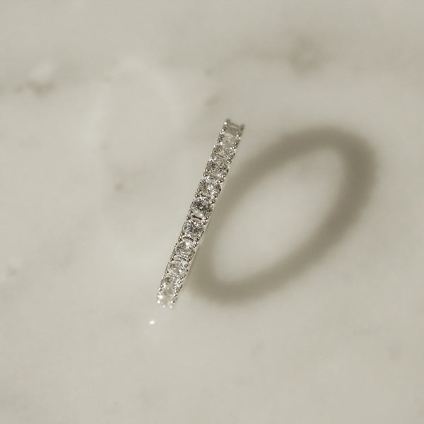 925 Silver Orion Eternity Petite Ring <br><font>Size 10•12•14</font>