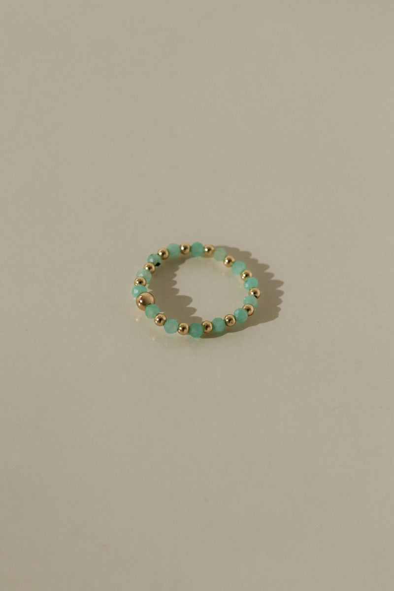 925 Silver Aeris Ring, 18K Yellow Gold Plating