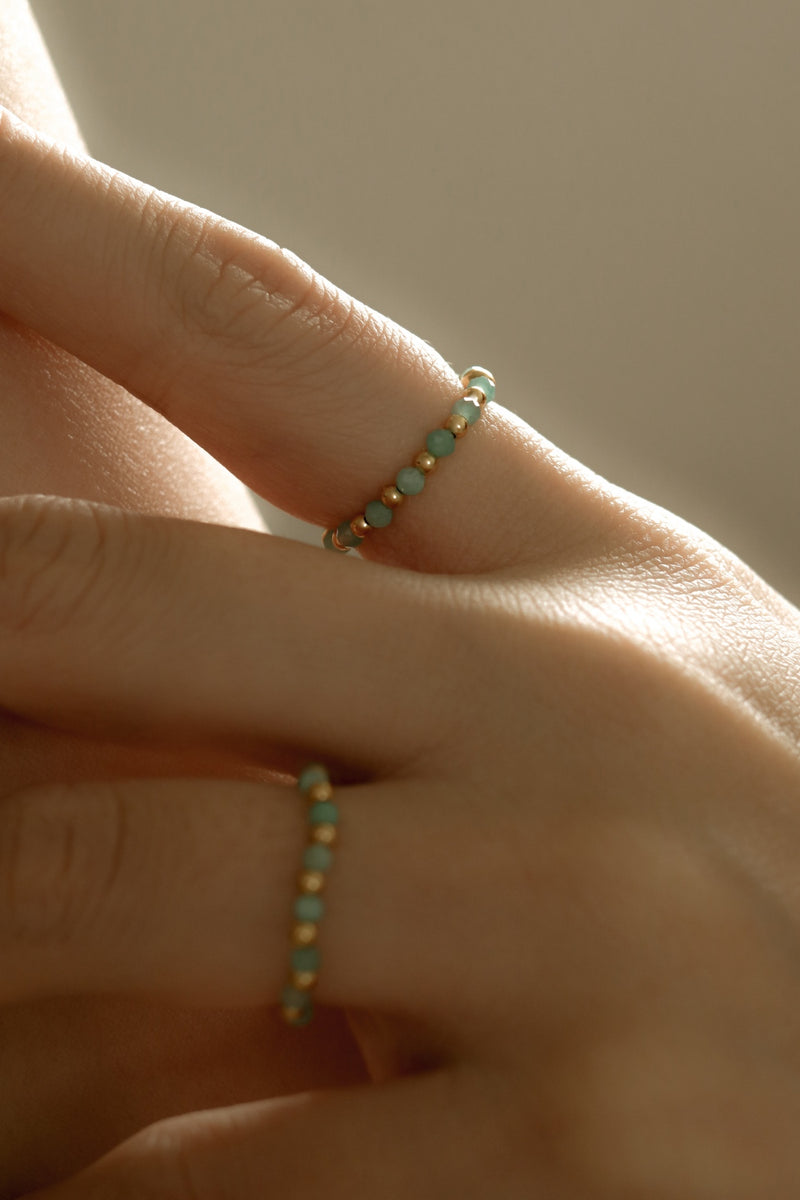 925 Silver Aeris Ring, 18K Yellow Gold Plating