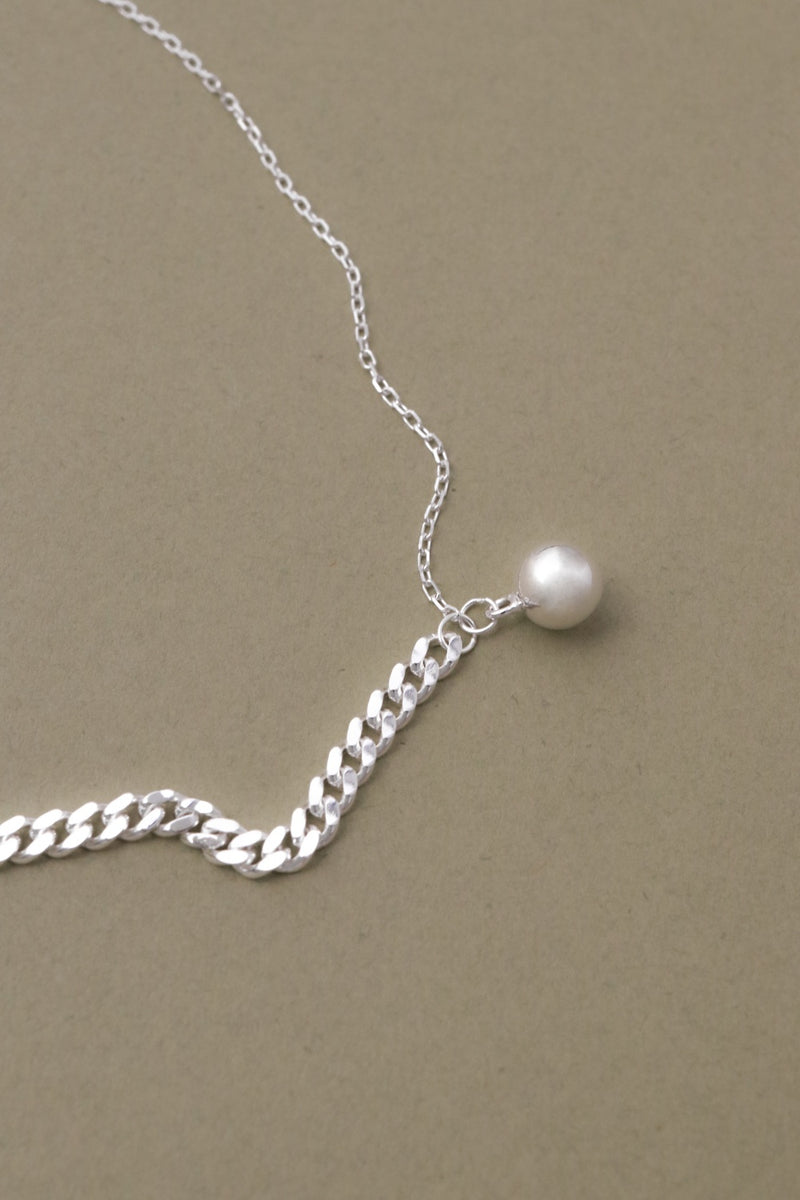 925 Silver Dangly Sphere Combi Chain Anklet