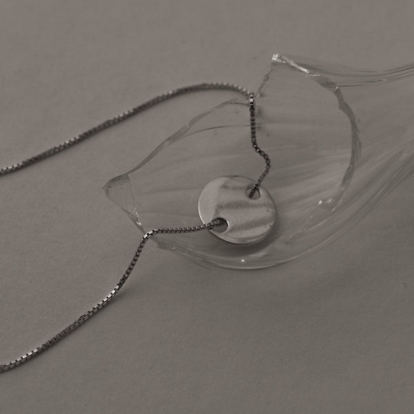 925 |Handcrafted| Minimalist Bracelet with Round Blank