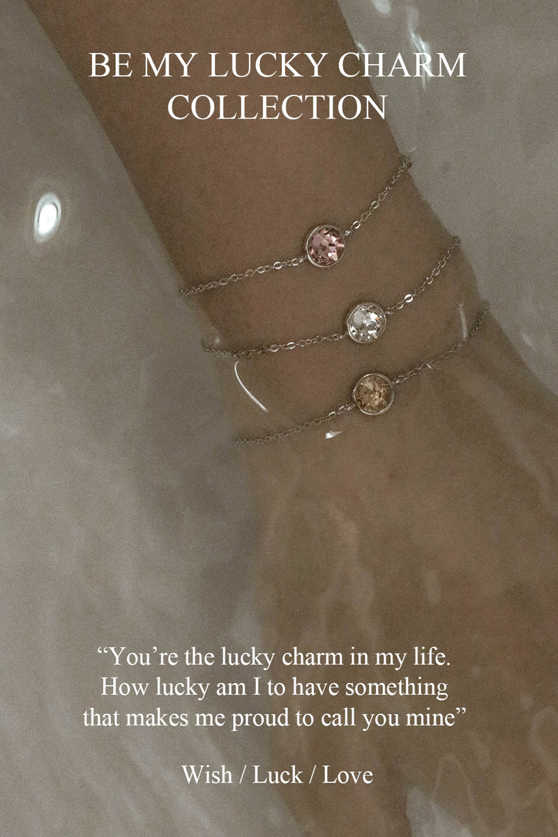 925 Bea Lucky Clear Crystal Bracelet