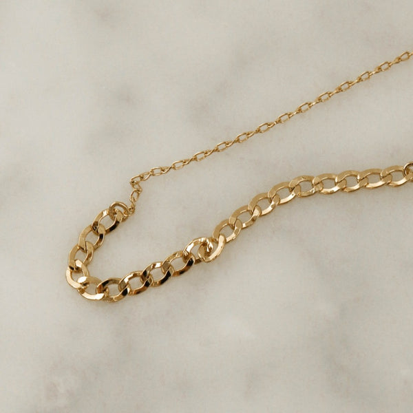 925 Mixi Link Chain Bracelet, 18K Gold Vermeil
