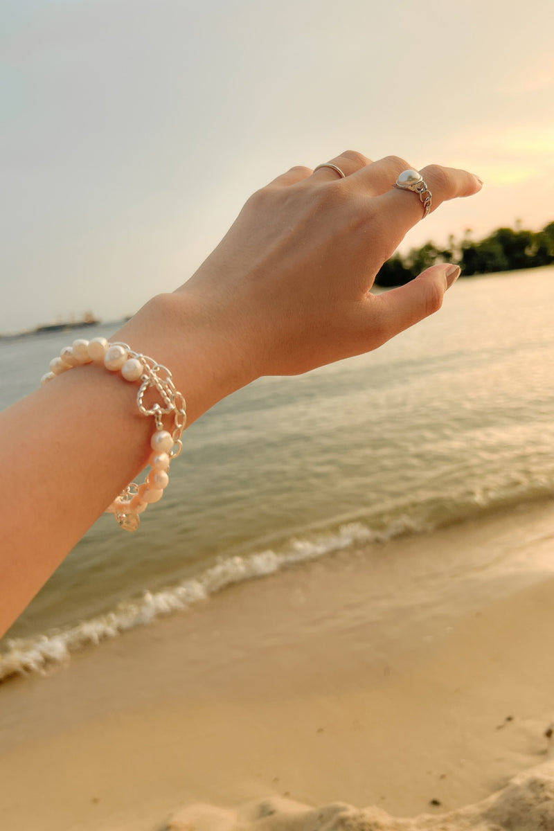 925 |Handcrafted| Silver Pearlyn Lovette Bracelet