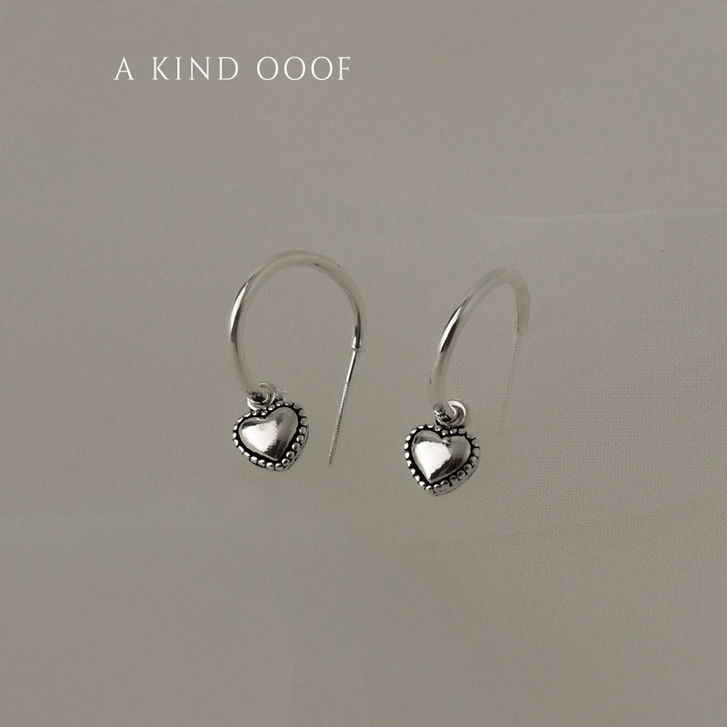 925 |Handcrafted| Love Cookie Earrings