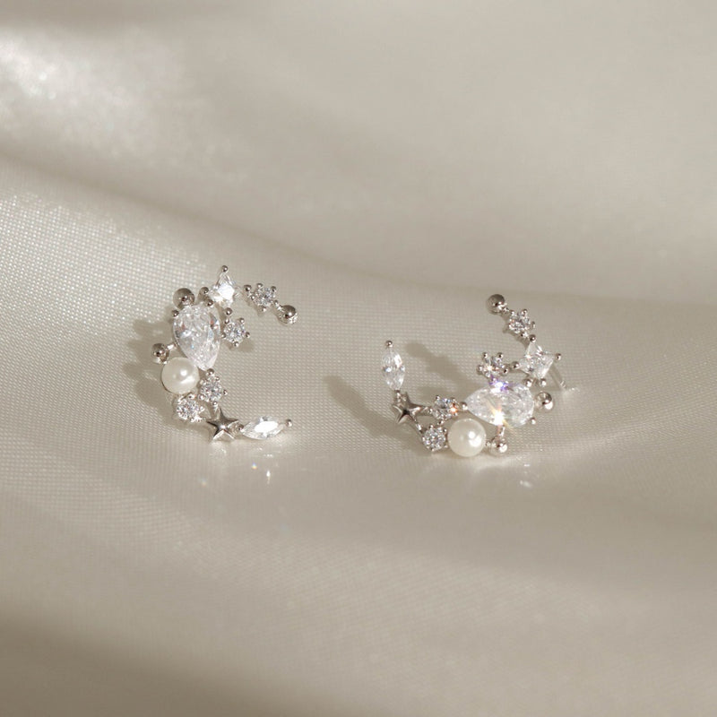 925 Sheyanne Crescent Earrings