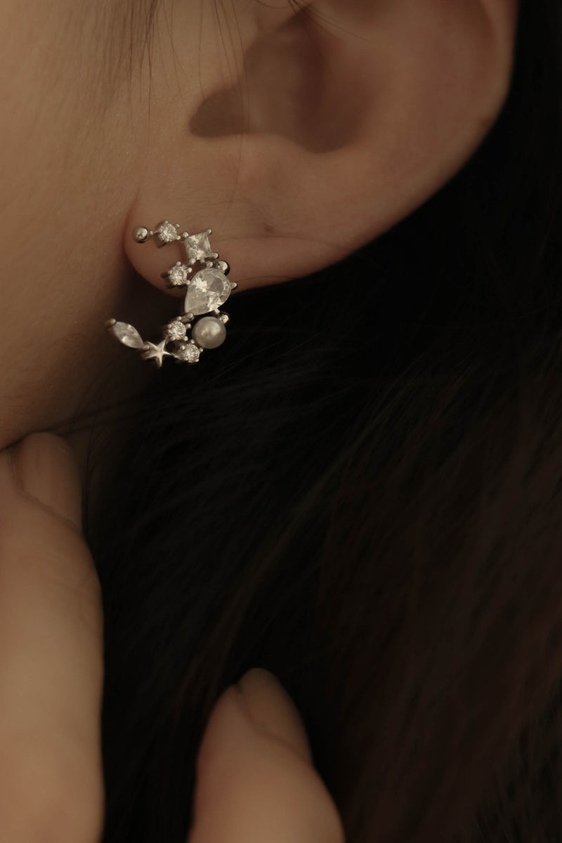 925 Sheyanne Crescent Earrings