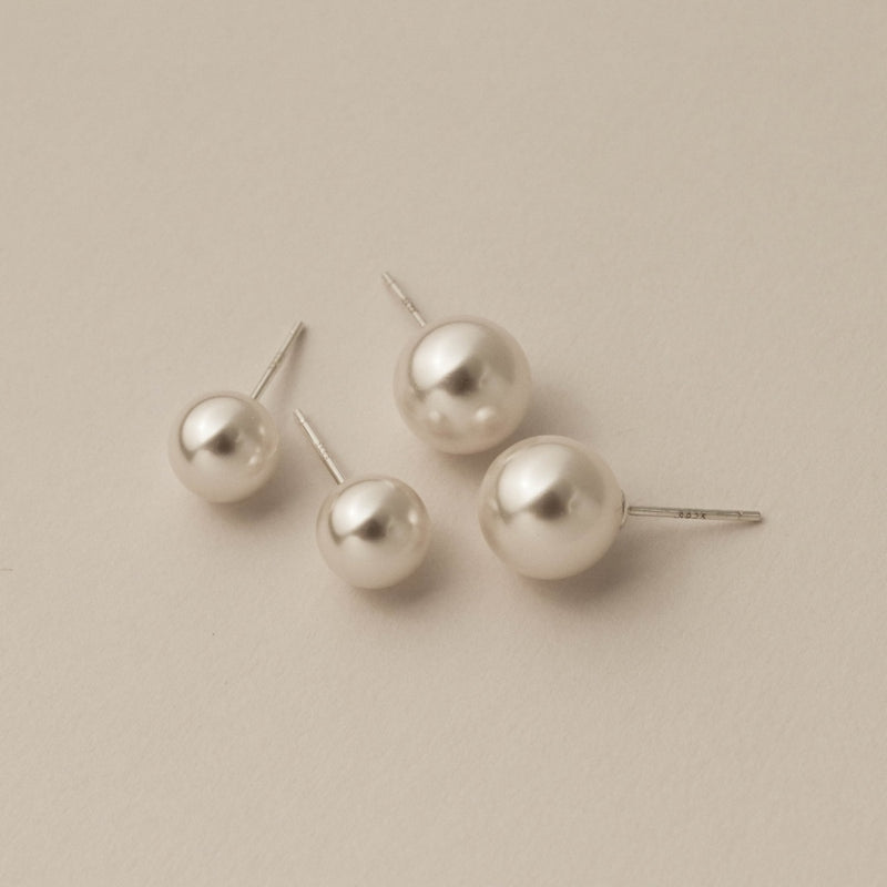 925 Urla Pearl Earrings