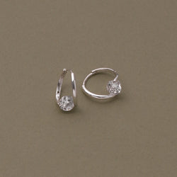 925 Silver Bianca Crystal Earrings
