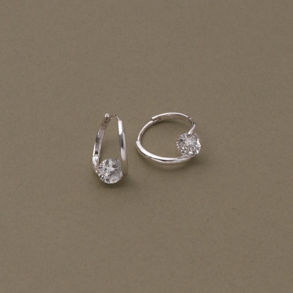 925 Silver Bianca Crystal Earrings