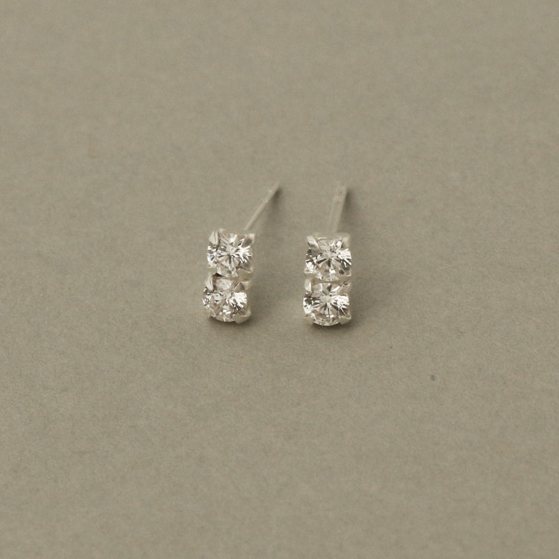925 Silver Double Orion Earrings