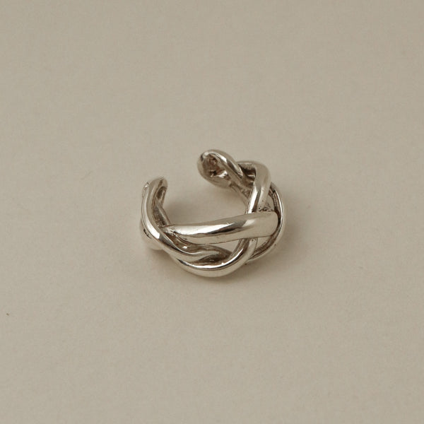 925 Silver Minimalist Weavo Ear Cuffs