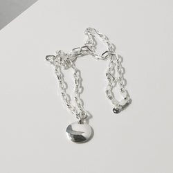 925 |Italy| Handcrafted Cable Chain Men's Necklace with Pendant