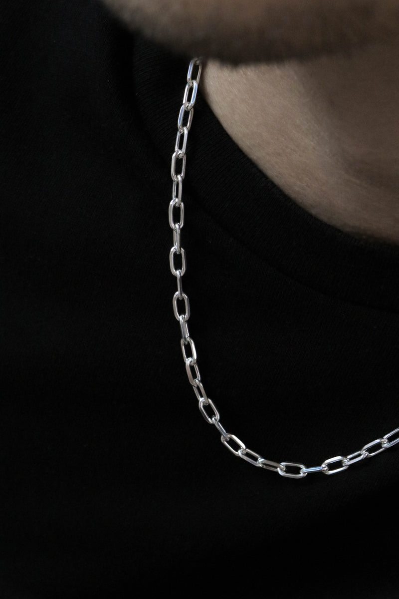 925 |Italy| Handcrafted Cable Chain Men's Necklace with Pendant