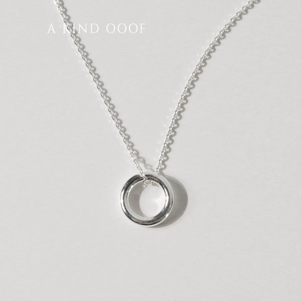 925 Circle Pendant Necklace