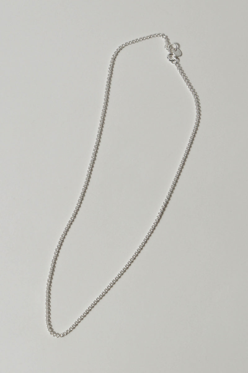 925 Double Round Link Necklace