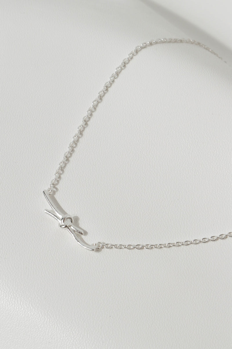 925 |Handcrafted| Knot Necklace