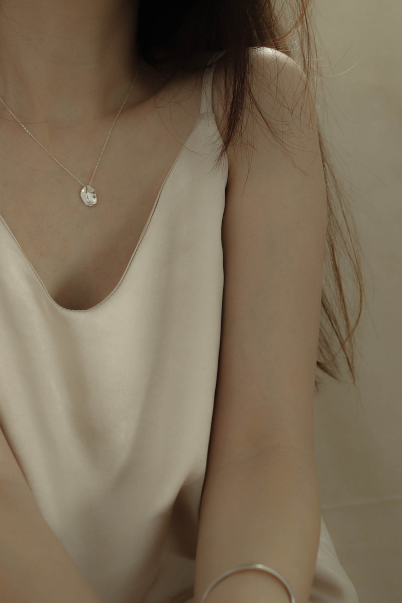 925 Minimalist Silvia Pendant Necklace