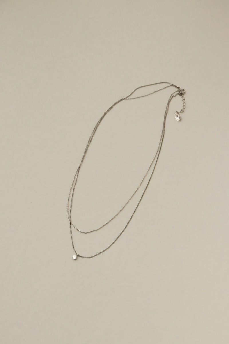 925 Silver Concavo Pendant Mixi Necklace