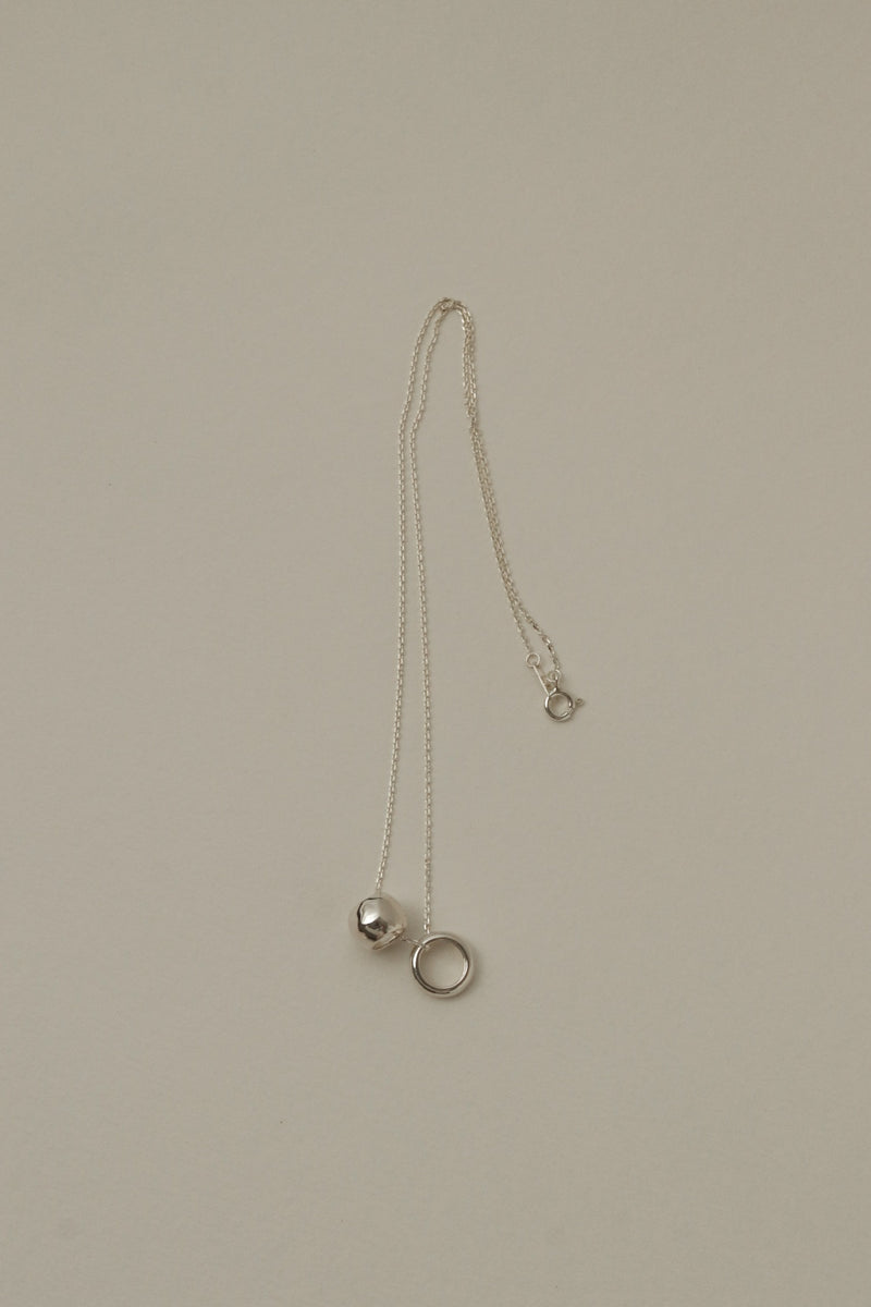 925 Silver Minny Movable Pendant Necklace