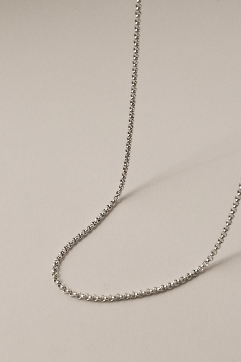 925 Silver Rolo Chain Men’s Necklace