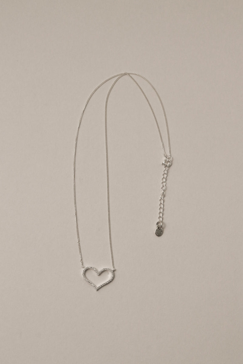 925 Silver My Heart Is Full Pendant Necklace
