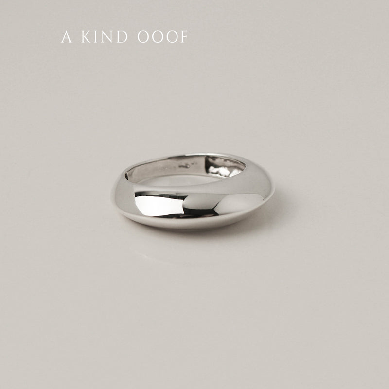 925 Minimalist Chubby Ring <br><font>Size 13</font>
