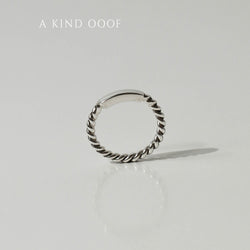 925 |Handcrafted| Modish Ring with Blank <br><font>Size 15•17•20</font>