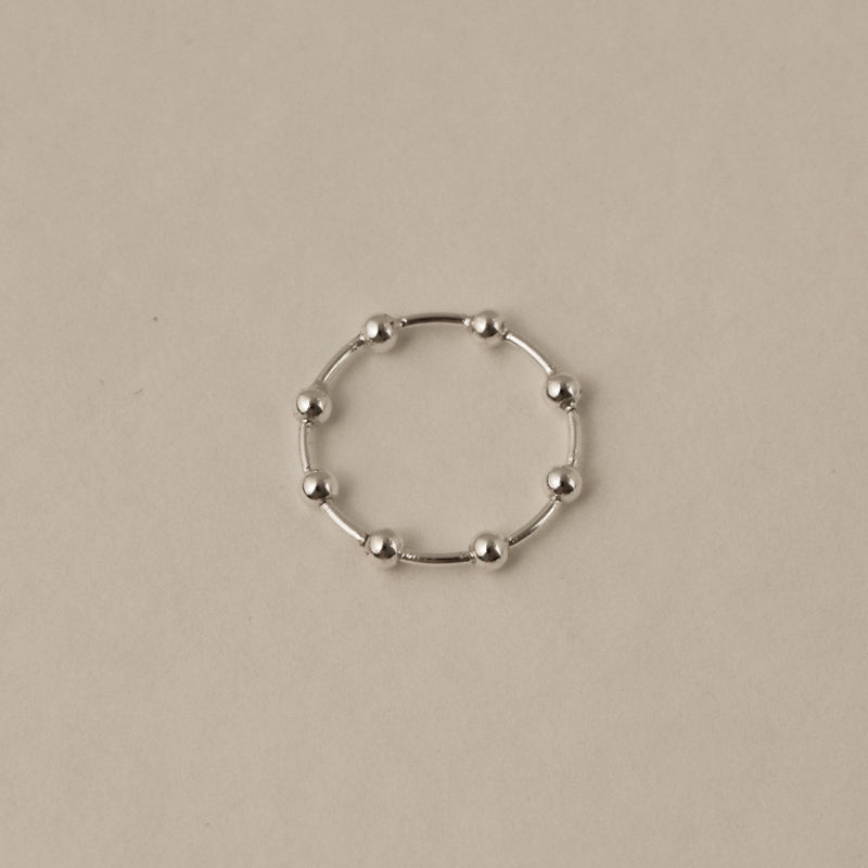 925 |Handcrafted| Minimalist Spherico Ring <br><font>Size 9•11•13•15</font>