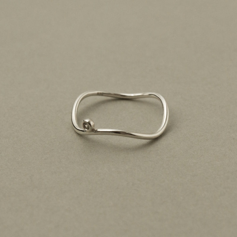 925 Silver Irregular Odish Ring <br><font>Size 11•13•14</font>
