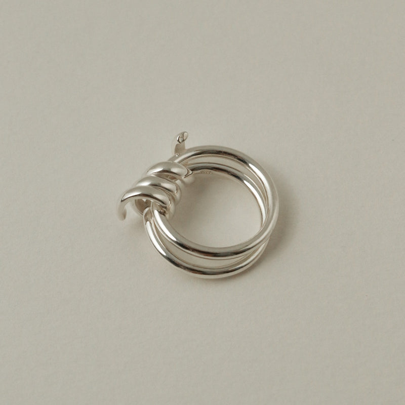 925 Silver |Handcrafted| Twirly Whirly Ring<br><font>Size 11•12•13•14•15•17</font>