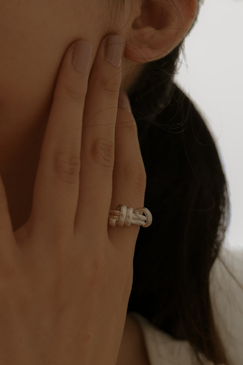 925 Silver |Handcrafted| Twirly Whirly Ring<br><font>Size 11•12•13•14•15•17</font>