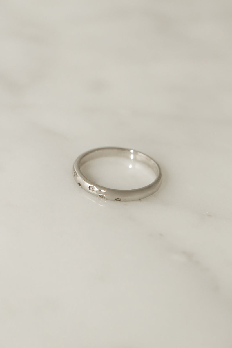 925 Silver Sparkle Six Ring <br><font>Size 12•14•17•20</font>