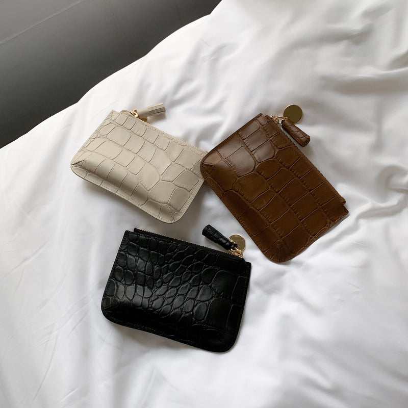 COMME TOP ZIP WALLET BY BUCKS & LEATHER (Seoul)