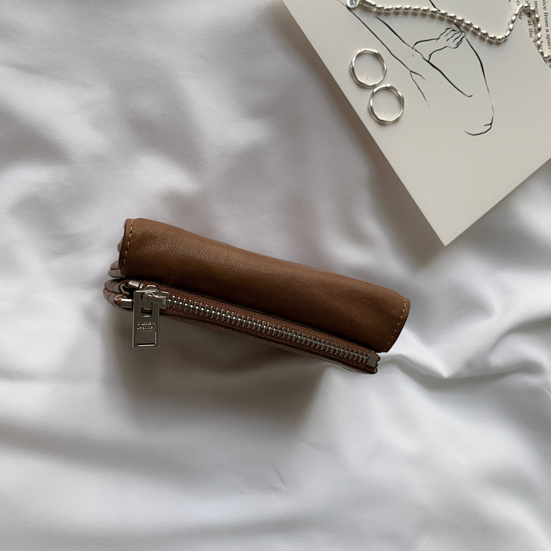 LENA TOP ZIP PURSE BY BUCKS & LEATHER (Seoul)